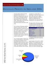 factsheet diocesan priests in ireland 2006